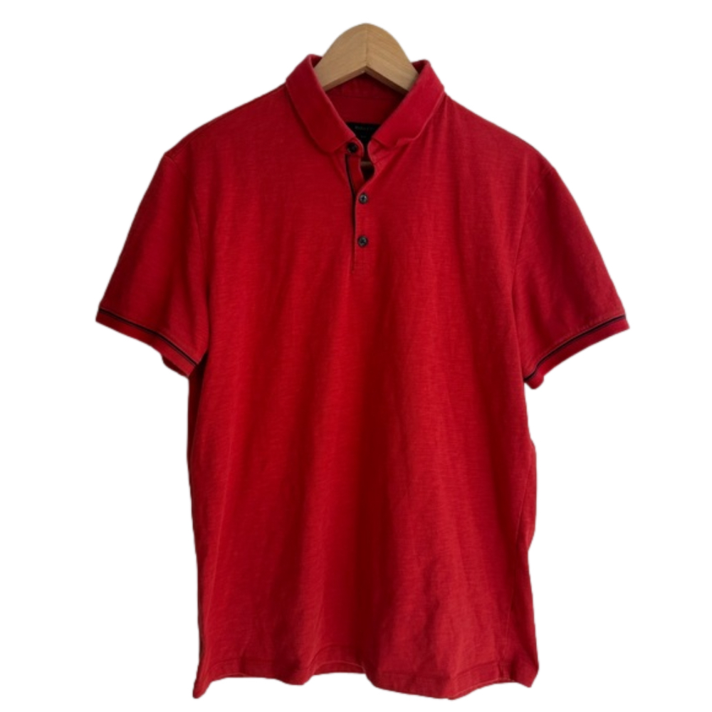 RW & Co Red Golf Shirt Men’s Size Medium